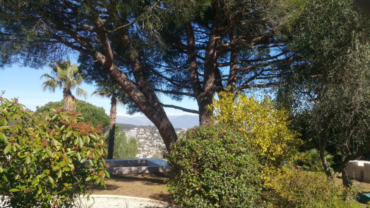 Haus Mit Garten Ueber Der Bucht Von Cannes 발로리스 외부 사진